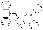 (-)-4,5-Bis(diphenylphosphinomethyl)-2,2-dimethyl-1,3-dioxolane molecular structure (CAS 32305-98-9)