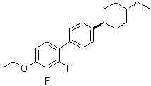 4-Ethoxy-4'-(trans-4-ethylcyclohexyl)-2,3-difluoro-1,1'-biphenyl molecular structure (CAS 323178-01-4)
