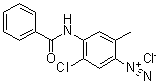 structure of CAS# 32348-81-5, Fast Red Violet LB Salt