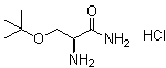 (2S)-2-Amino-3-(tert-butoxy)propanamide hydrochloride molecular structure (CAS 323587-47-9)
