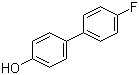 4-氟-4'-羟基联苯分子结构 (CAS 324-94-7)