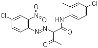 CAS 登录号：32432-45-4, 颜料黄 98, N-(4-氯-2-甲基苯基)-2-[(4-氯-2-硝基苯基)偶氮]-3-氧代丁酰胺