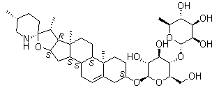 beta2-澳洲茄边碱分子结构 (CAS 32449-98-2)
