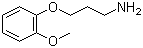 structure of CAS# 3245-88-3, 3-(2-Methoxyphenoxy)propylamine