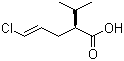 structure of CAS# 324519-66-6, (2S,4E)-5-氯-2-异丙基-4-戊烯酸