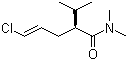 (2S,4E)-5-Chloro-N,N-dimethyl-2-(1-methylethyl)-4-pentenamide molecular structure (CAS 324519-68-8)