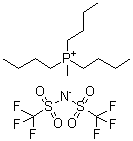 二(三氟甲基磺酰基)亚胺三丁基甲基鏻分子结构 (CAS 324575-10-2)