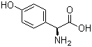 L-(+)-对羟基苯甘氨酸分子结构 (CAS 32462-30-9)