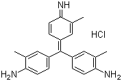 structure of CAS# 3248-91-7, Basic Violet 2
