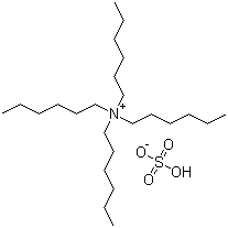 Tetrahexylammonium hydrogensulphate molecular structure (CAS 32503-34-7)