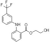 structure of CAS# 32508-98-8, beta-羟基乙基氟灭酸酯