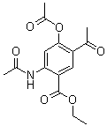 CAS 登录号：325819-32-7, 5-乙酰基-2-(乙酰氨基)-4-(乙酰氧基)苯甲酸乙酯
