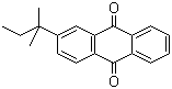 structure of CAS# 32588-54-8, 2-(1,1-Dimethylpropyl)anthraquinone