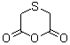 1,4-氧硫杂环已烷-2,6-二酮分子结构 (CAS 3261-87-8)