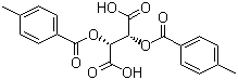 CAS # 32634-68-7, (+)-Di-1,4-toluoyl-D-tartaric acid, [S(R*,R*)]-2,3-bis[(4-methylbenzoyl)oxy]succinic acid, 2,3-Di-O-para-toluoyl-D-tartaric acid