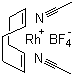 structure of CAS# 32679-02-0, 双(乙腈)(1,5-环辛二烯)四氟硼酸铑