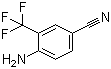 structure of CAS# 327-74-2, 2-Amino-5-cyanobenzotrifluoride