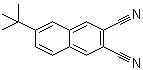CAS # 32703-82-5, 6-tert-Butylnaphthalene-2,3-dicarbonitrile, 2,3-Dicyano-6-tert-butylnaphthalene, 6-tert-Butyl-2,3-dicyanonaphthalene, 6-tert-Butyl-2,3-naphthalenedicarbonitrile, 6-tert-Butyl-2,3-naphthalodinitrile