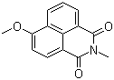 structure of CAS# 3271-05-4, 6-Methoxy-2-methyl-1H-benz[de]isoquinoline-1,3(2H)-dione