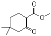 structure of CAS# 32767-46-7, 4,4-Dimethyl-2-oxocyclohexanecarboxylic acid methyl ester