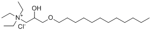 CAS 登录号：32818-34-1, 3-(十二烷氧基)-N,N,N-三乙基-2-羟基丙烷-1-氯化铵