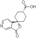 CAS # 328233-46-1, cis-3'-Oxo-spiro[cyclohexane-1,1'(3'H)-furo[3,4-c]pyridine]-4-carboxylic acid