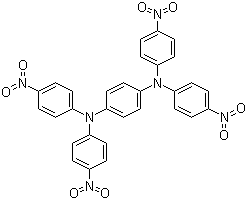structure of CAS# 3283-05-4, N,N,N',N'-Tetrakis(4-nitrophenyl)-p-phenylenediamine