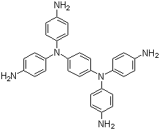 structure of CAS# 3283-07-6, N,N,N',N'-Tetrakis(4-aminophenyl)-1,4-phenylenediamine