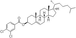 Cholesteryl 3,4-dichlorobenzoate molecular structure (CAS 32834-71-2)