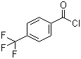 4-三氟甲基苯甲酰氯分子结构 (CAS 329-15-7)