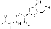 N4-乙酰基-2'-脱氧胞苷分子结构 (CAS 32909-05-0)