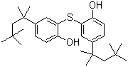 structure of CAS# 3294-03-9, 2,2'-Thiodi(4-tert-octylphenol)