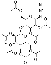 CAS 登录号：33012-49-6, 七-O-乙酰基-beta-麦芽糖基叠氮化物
