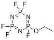 structure of CAS# 33027-66-6, Ethoxy(pentafluoro)cyclotriphosphazene