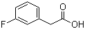 structure of CAS# 331-25-9, 3-Fluorophenylacetic acid
