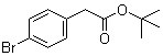 4-溴苯乙酸叔丁酯分子结构 (CAS 33155-58-7)
