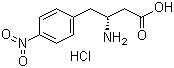 structure of CAS# 331763-78-1, (R)-3-Amino-4-(4-nitrophenyl)butyric acid hydrochloride