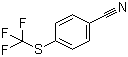 4-(Trifluoromethylthio)benzonitrile molecular structure (CAS 332-26-3)