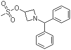 structure of CAS# 33301-41-6, 1-二苯甲基-3-甲烷磺酸氮杂环丁烷