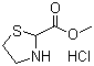 structure of CAS# 33305-08-7, Methyl thiazolidine-2-carboxylate hydrochloride