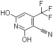 structure of CAS# 3335-46-4, 2,6-Dihydroxy-4-(trifluoromethyl)nicotinonitrile