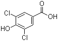 3,5-Dichloro-4-hydroxybenzoic acid molecular structure (CAS 3336-41-2)