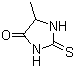 5-Methyl-2-thioxo-4-imidazolidinone molecular structure (CAS 33368-94-4)