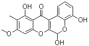 CAS # 333798-10-0, 4,6,11-Trihydroxy-9-methoxy-10-methyl-[1]benzopyrano[3,4-b][1]benzopyran-12(6H)-one
