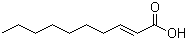 structure of CAS# 334-49-6, (E)-2-Decenoic acid