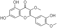 structure of CAS# 33429-83-3, Quercetin 3,4'-dimethyl ether