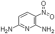structure of CAS# 3346-63-2, 2,6-二氨基-3-硝基吡啶