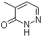 4-甲基-3(2H)-哒嗪酮分子结构 (CAS 33471-40-8)