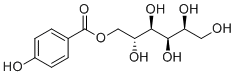 CAS # 334948-52-6, Paraben Impurity 1, (2R,3R,4R,5S)-2,3,4,5,6-pentahydroxyhexyl 4-hydroxybenzoate