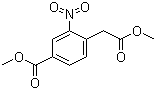 4-(Methoxycarbonyl)-2-nitrobenzeneacetic acid methyl ester molecular structure (CAS 334952-07-7)